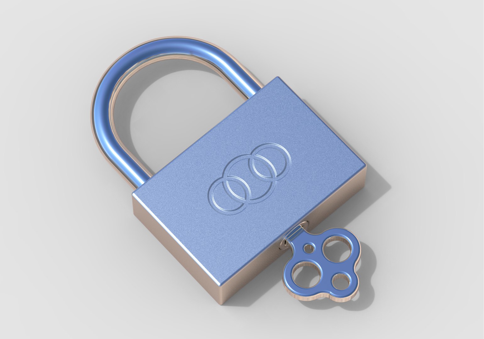 3D Key Lock - TurboSquid 1181215