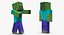 Collezione di personaggi di Minecraft