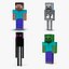 Collezione di personaggi di Minecraft