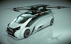 3D T Flying Car 59