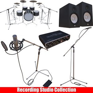 recording studio 3D