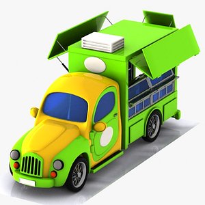 Cartoon Food Truck