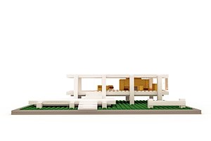 3d farnsworth house