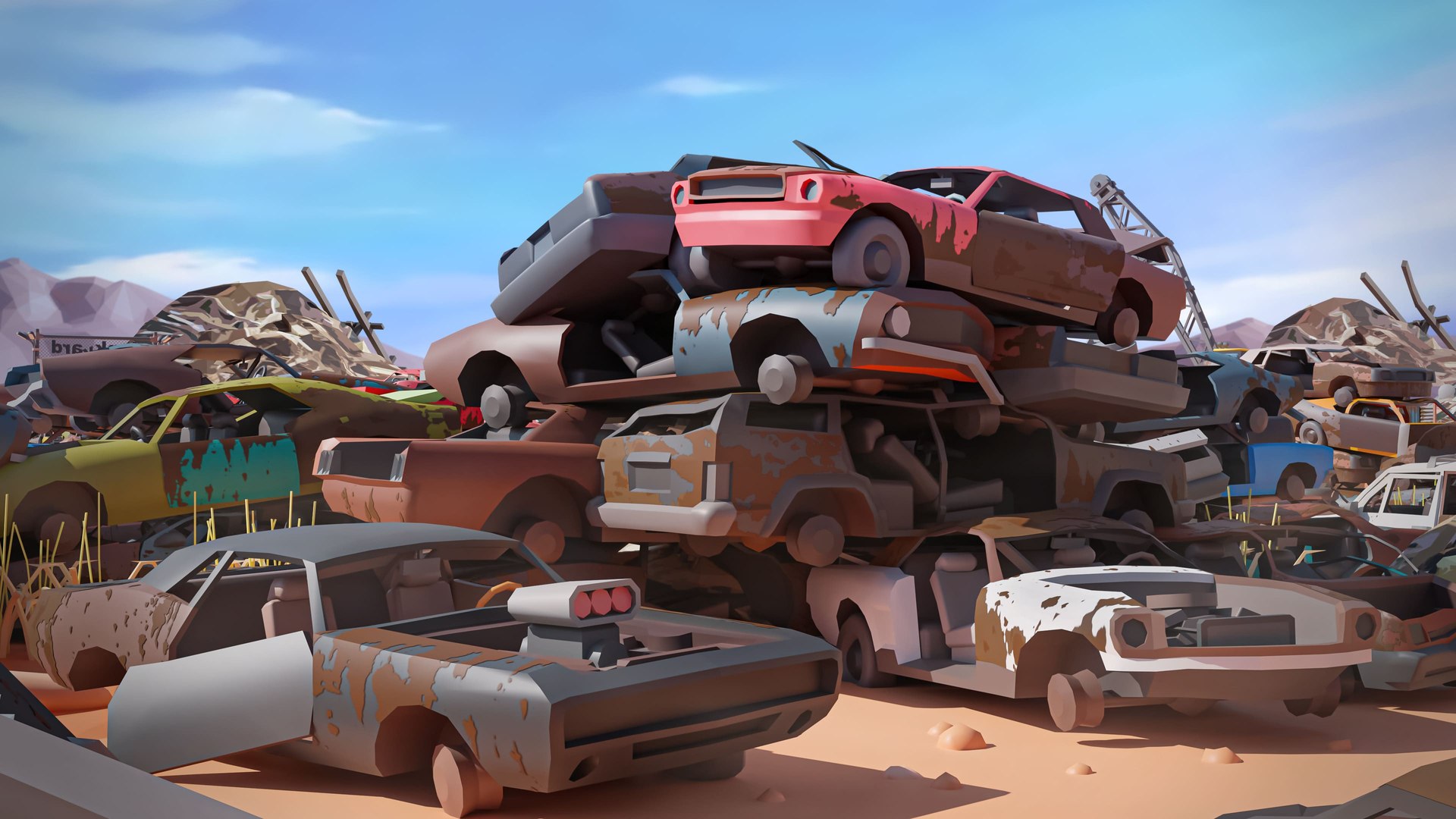 Junkyard 1 3D Model - TurboSquid 2083261