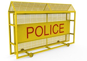 Traffic Barricade 3D model