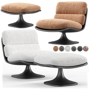 3D Pattie Armchair by Minotti