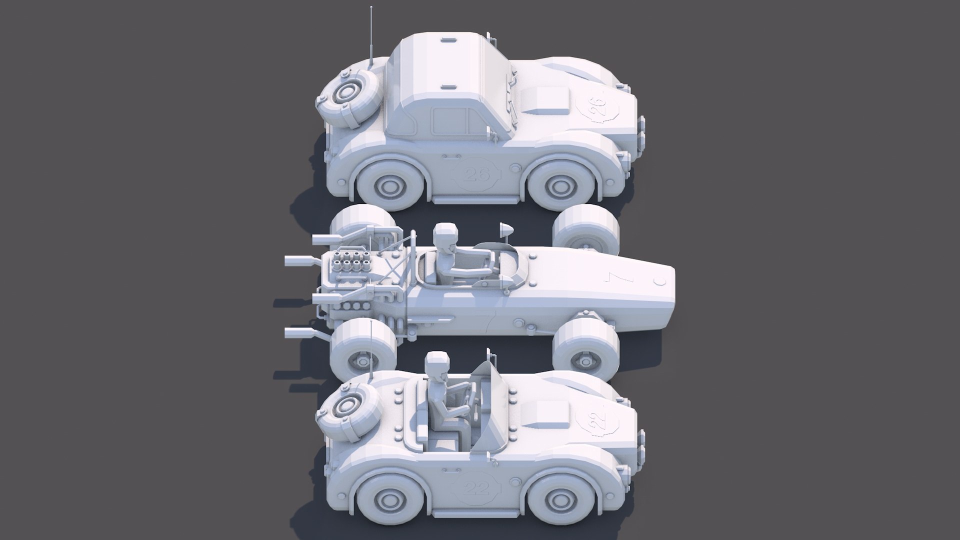 Race Cars 3D Model - TurboSquid 2132182