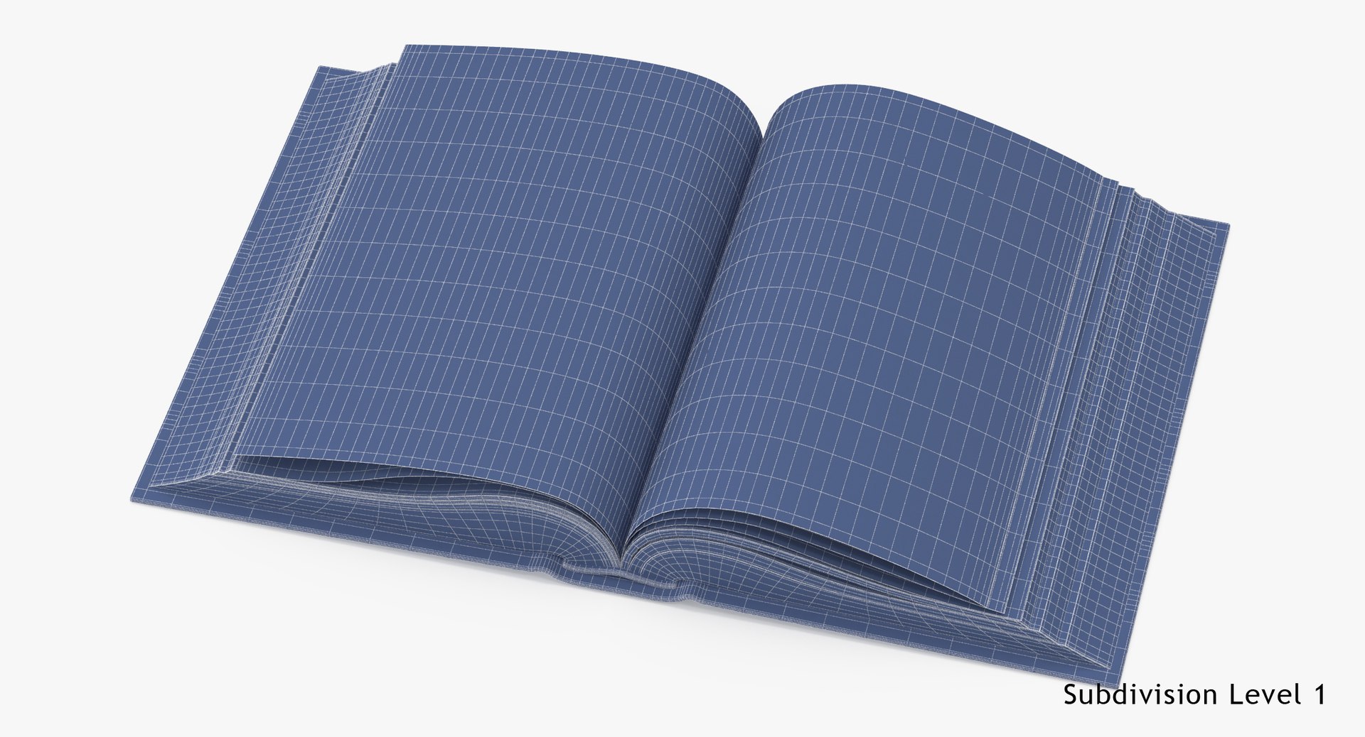 Classic Books Open Middle C4d