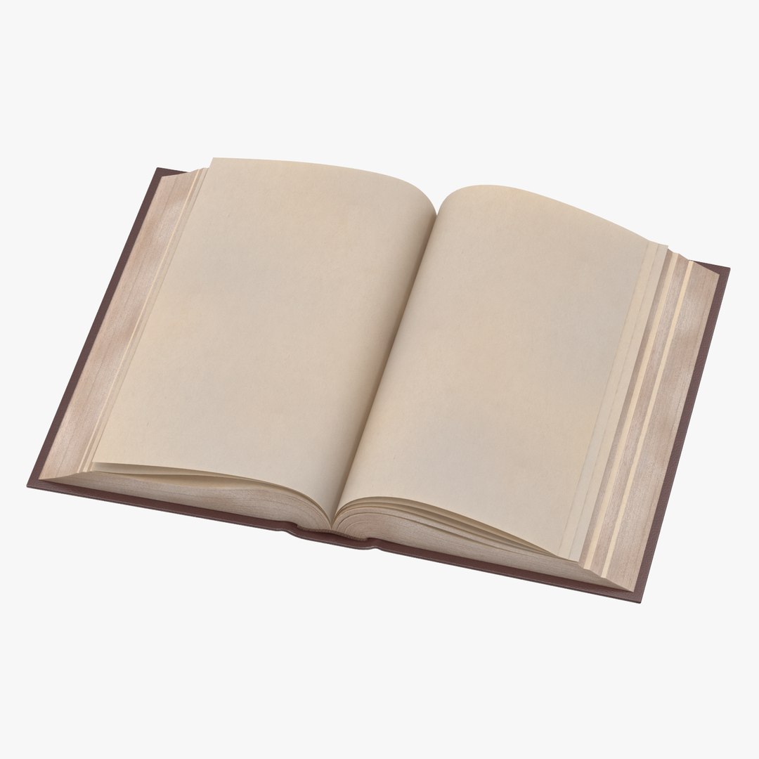 Classic Books Open Middle C4d