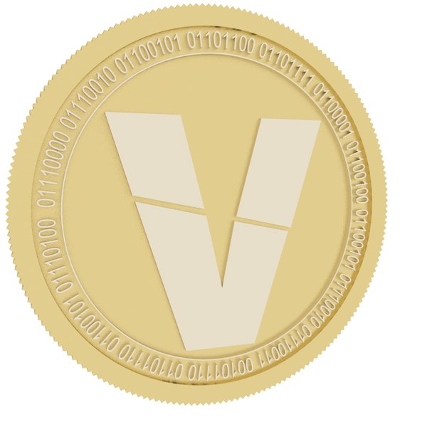 vey gold coin 3D model