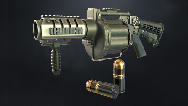 Grenade Launcher 3D Models for Download | TurboSquid