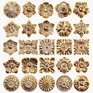 Collection of 25 classic rosettes