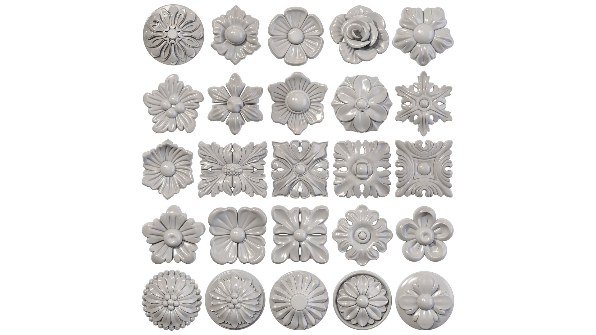3D Collection of 25 classic rosettes model https://p.turbosquid.com/ts-thumb/zl/QbTAsj/zp/collectionof25classicrosettes_6/jpg/1645283230/1920x1080/fit_q87/b4155ce6d670158ab2d2cee4e9ca89263103578f/collectionof25classicrosettes_6.jpg