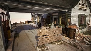 Route 66 Gas Station  Modular Environment 3D
