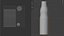 Modello 3D di flacone spray aerosol, set di confezioni per prodotti per la cura personale
