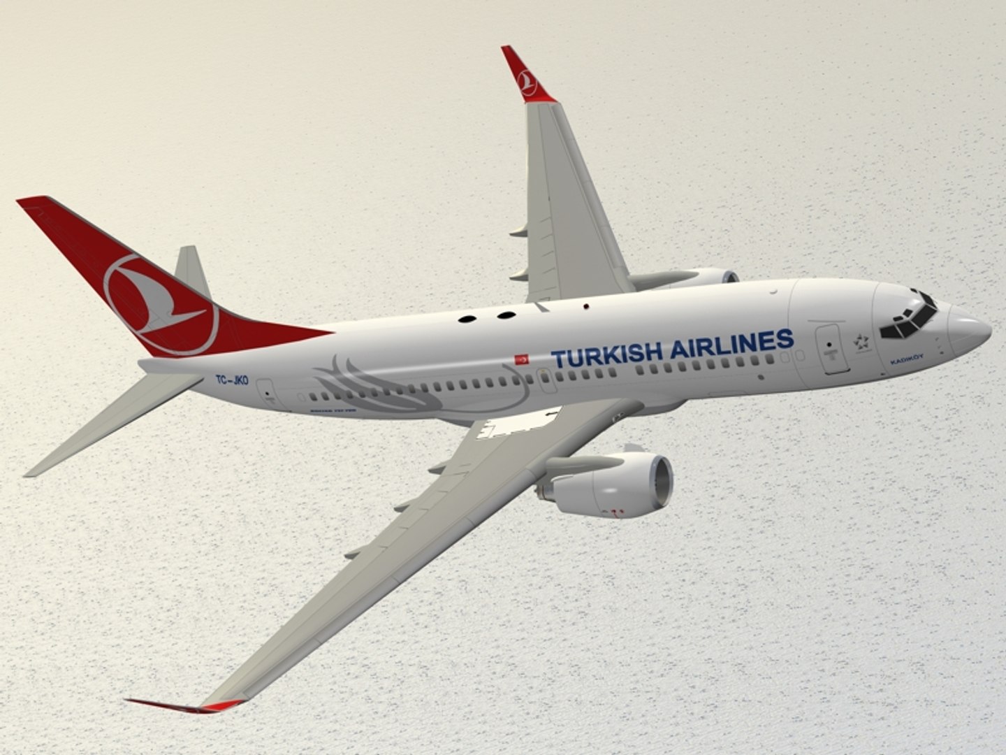 3D Boeing 737-700 Turkish Airlines - TurboSquid 1352617