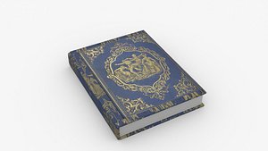 Stylish Reading Book Rigged and Animated 3D model