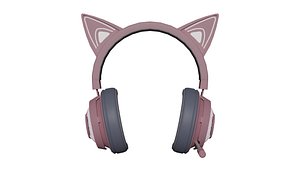 3D HeadphonesKittyEars Razer Kraken Limited Edition