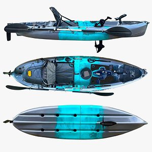 Raptor Modular Fishing Kayak 3D model