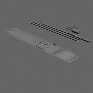 m240 cleaning kit 3d model