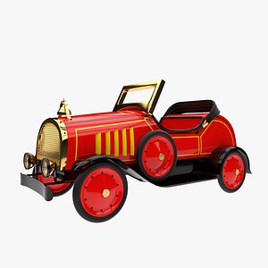 3D vintage toy car