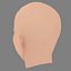 Cabeza de Ashley Madekwe - Sin pelo - Cabeza de baja poligonización para videojuegos