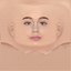 Cabeza de Ashley Madekwe - Sin pelo - Cabeza de baja poligonización para videojuegos