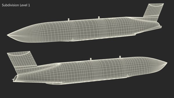 3D Cruise Missile AGM 158 JASSM model - TurboSquid 1716517