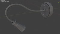 Flexible Wall Reading Lamp 3D Model