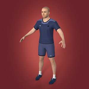 Fitness Coach -- Rigged 3D model