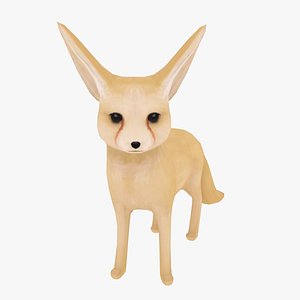 fennec fox 3D model