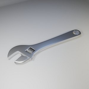 Wrench 3d Free Modell