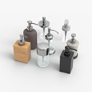 Bathroom Soap Dispensers Bundle 3D model