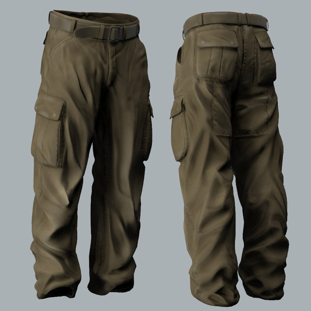 3d Men S Clothing Military Model