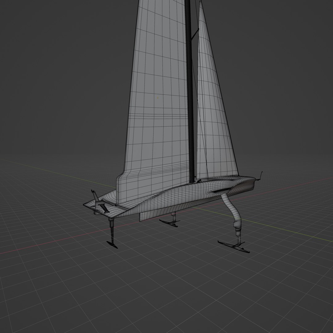 AC75 INEOS Britannia America Cup Race Yacht 3D Model 3D - TurboSquid ...