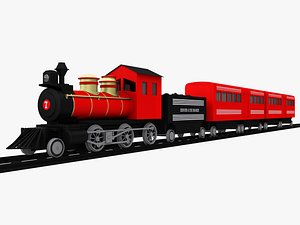 3d model toy train