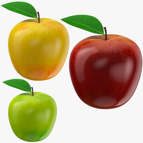 Apples Collection 3D model