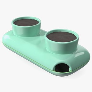 3D Double Herb Pot Sagaform Green