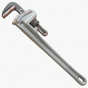 3D model Adjustable wrench 01 c