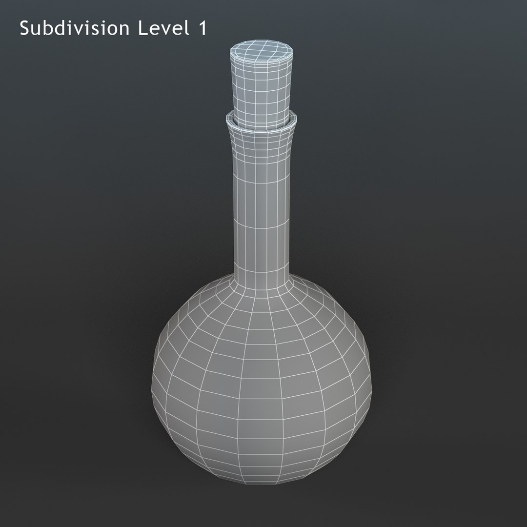 3d Magic Potion Bottle