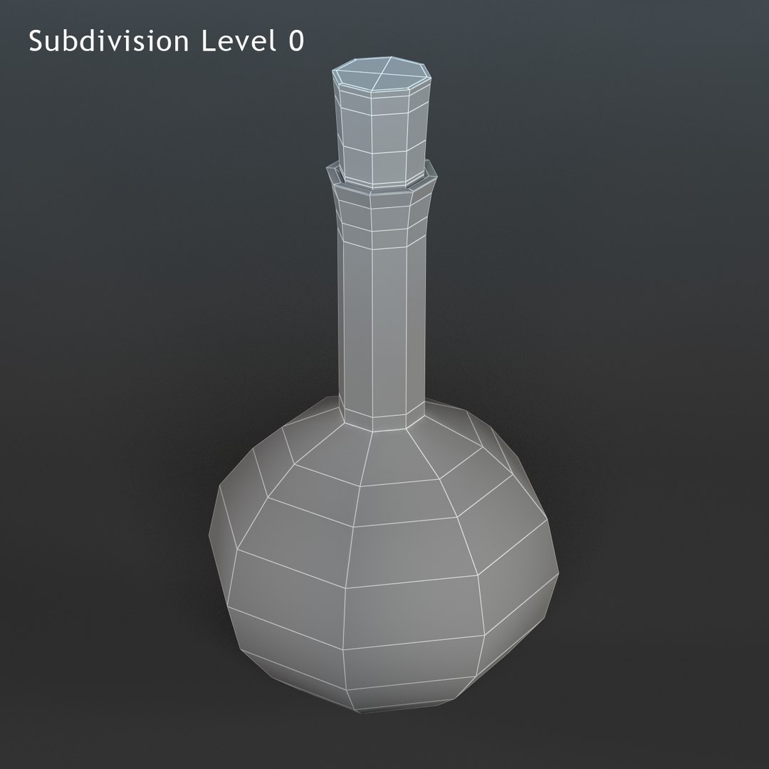 3d Magic Potion Bottle