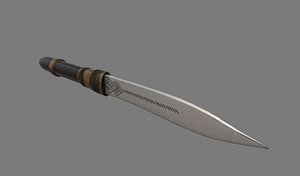 3D model knife thai