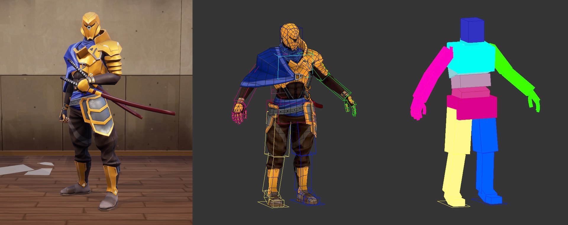 Stylized Samurai Hero  Modular 3D Character  Animations FPS  TPS Ready 3D model https://p.turbosquid.com/ts-thumb/zm/XNnJxv/70/113/jpg/1749673152/1920x1080/fit_q87/01c59ce65165297b36b92c0a71455501425fec74/113.jpg