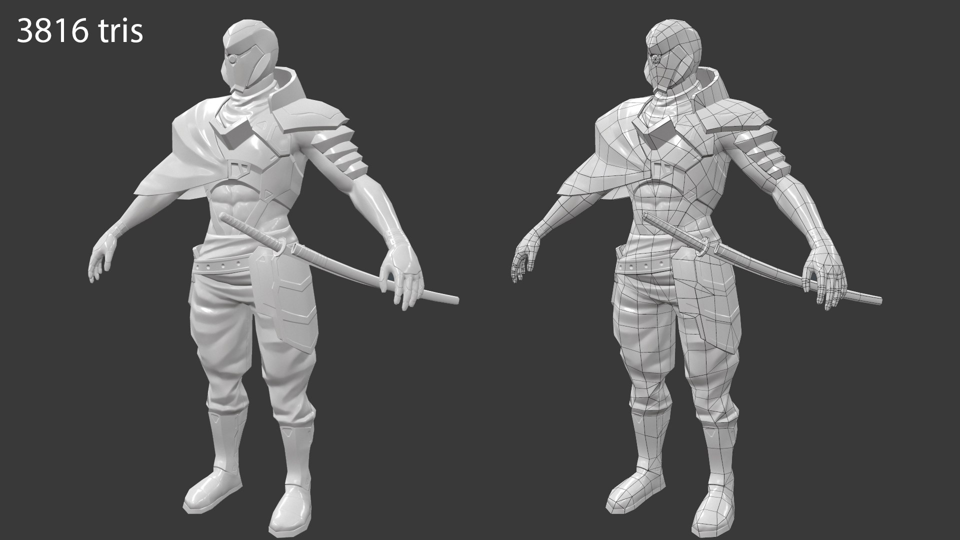 Stylized Samurai Hero  Modular 3D Character  Animations FPS  TPS Ready 3D model https://p.turbosquid.com/ts-thumb/zm/XNnJxv/DU/19/jpg/1749673169/1920x1080/fit_q87/967b2d56781e637f61433d6f1d3573a6b2ac76a3/19.jpg