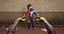 Stylized Samurai Hero  Modular 3D Character  Animations FPS  TPS Ready