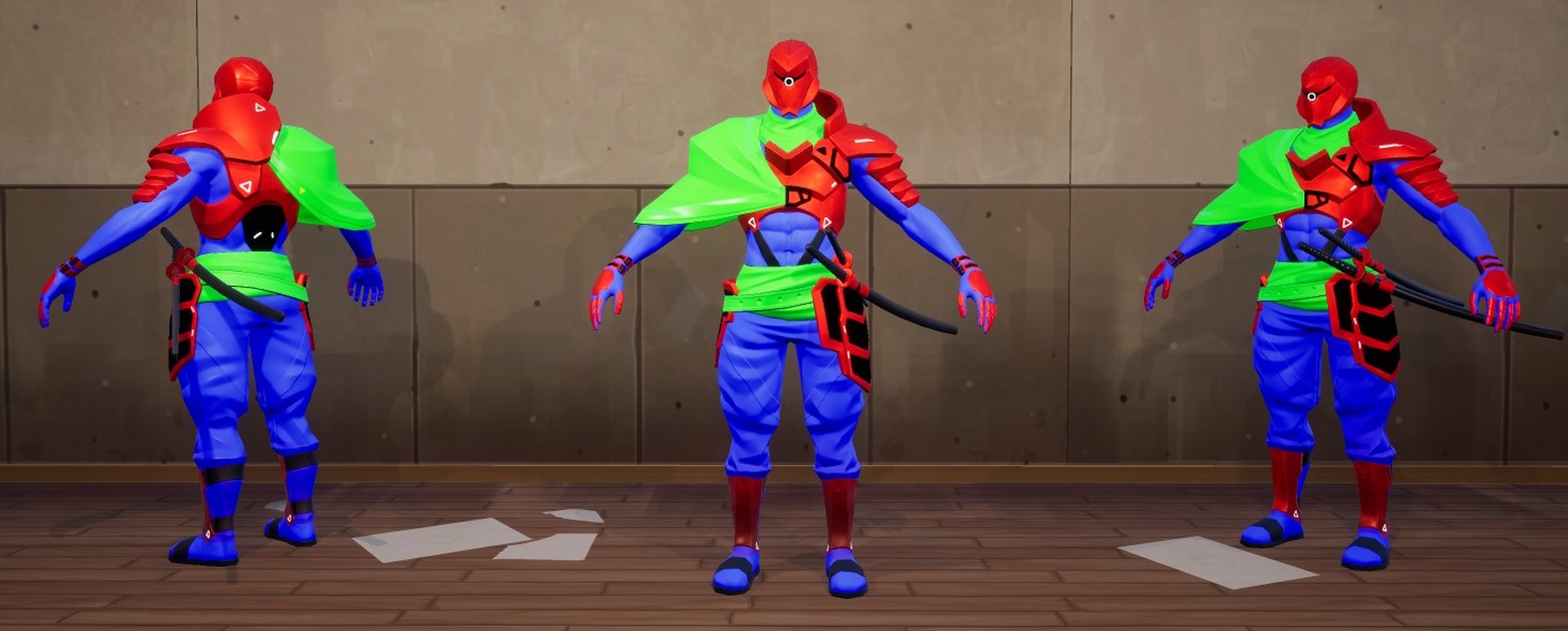 Stylized Samurai Hero  Modular 3D Character  Animations FPS  TPS Ready 3D model https://p.turbosquid.com/ts-thumb/zm/XNnJxv/VG/112/jpg/1749673151/1920x1080/fit_q87/794c242d40ef0957a289ce1ab5948d8a6ba03a54/112.jpg