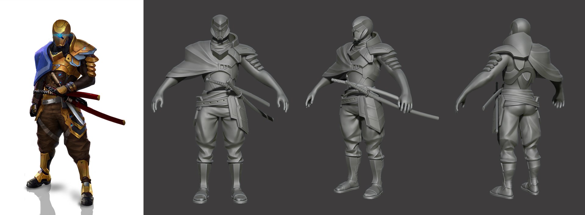 Stylized Samurai Hero  Modular 3D Character  Animations FPS  TPS Ready 3D model https://p.turbosquid.com/ts-thumb/zm/XNnJxv/iL/14/jpg/1749673166/1920x1080/fit_q87/ff37ffa07f38d325b95d08f7a28d923392b2d69a/14.jpg