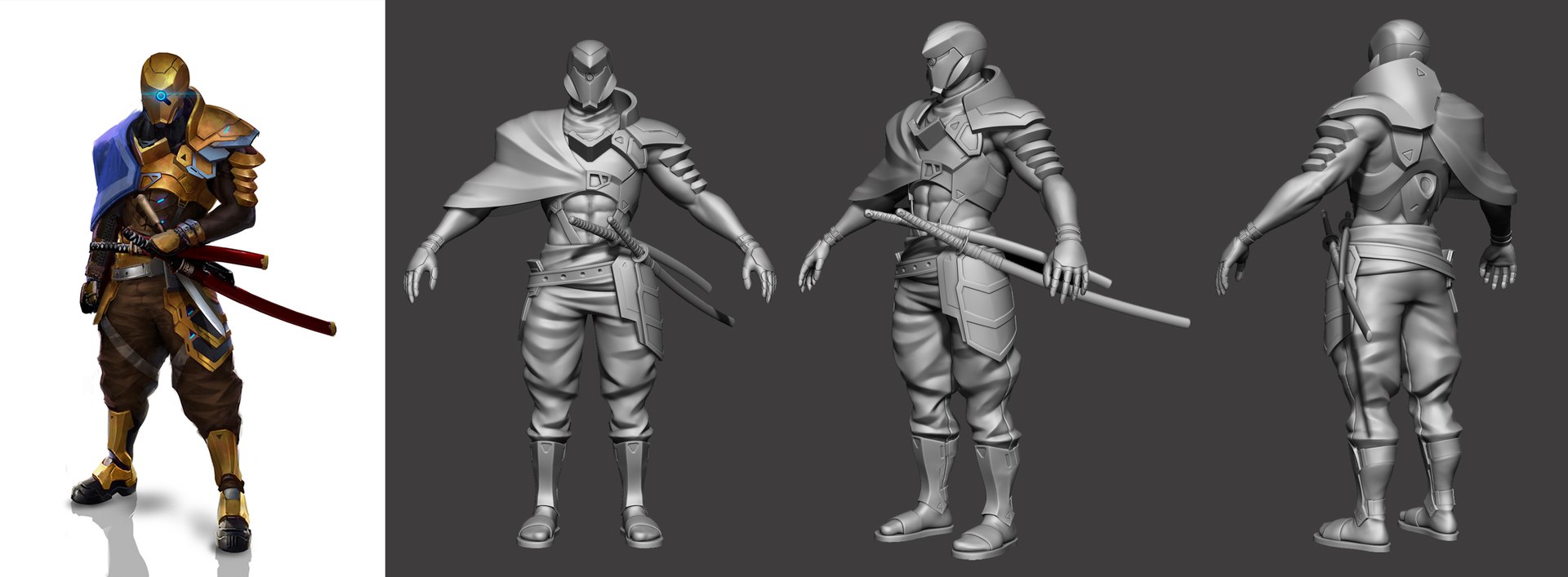 Stylized Samurai Hero  Modular 3D Character  Animations FPS  TPS Ready 3D model https://p.turbosquid.com/ts-thumb/zm/XNnJxv/nx/17/jpg/1749673168/1920x1080/fit_q87/048e7afc69a18bcc993a990c834114748dac2bc0/17.jpg