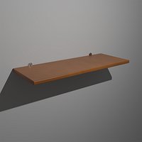 Wooden shelf