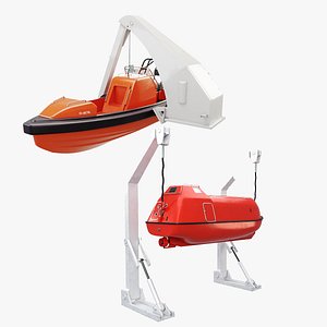 Lifeboats wit Davit Crane Bundle